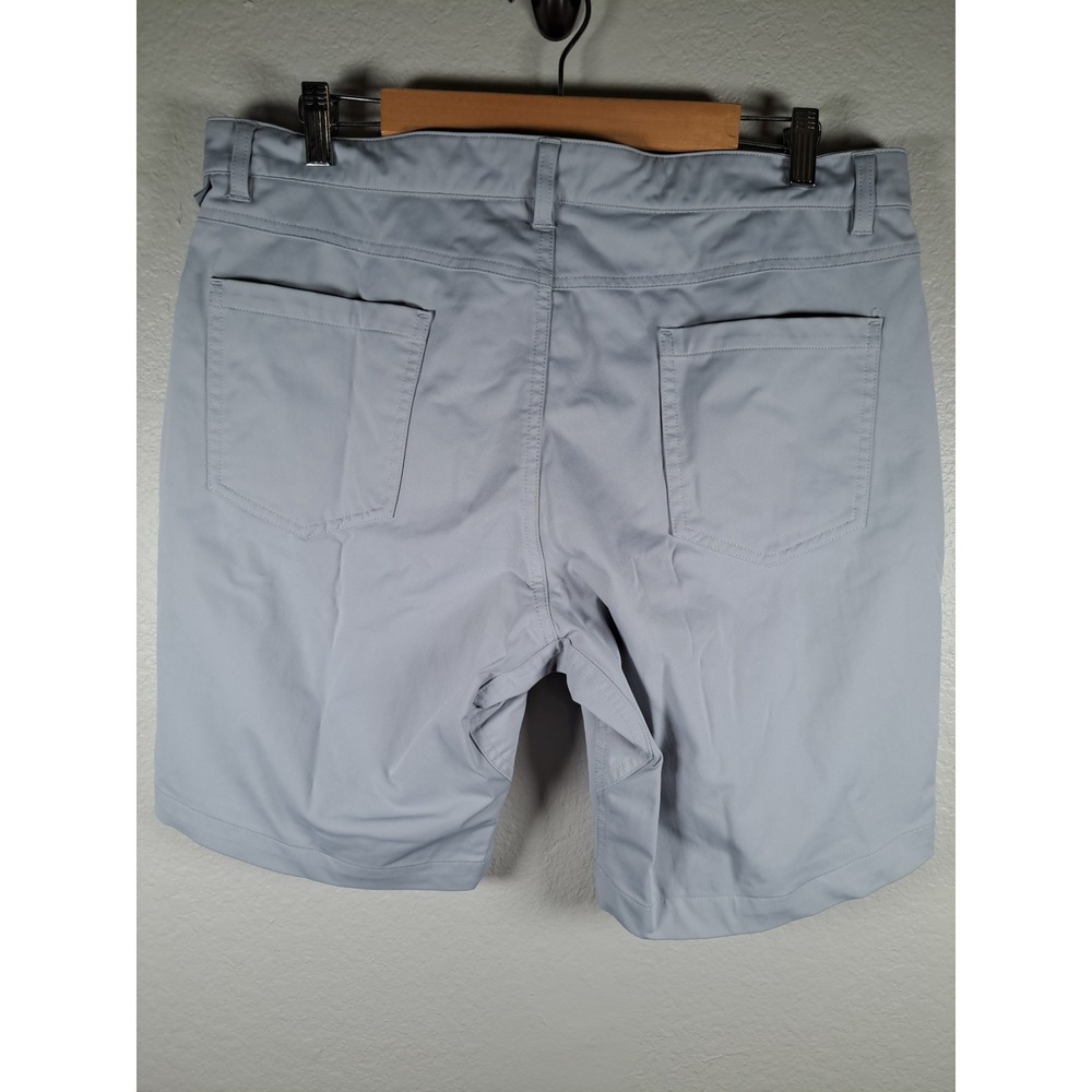 Maelreg Proflex Mens Golf Shorts Light Gray Performance Stretch Size 36x9 - Picture 2 of 8